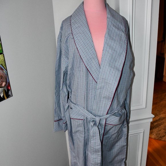 Roundtree & Yorke  Striped Woven Robe  Size:  ONE SIZE  #S25RR210   Details:  St - Picture 1 of 5